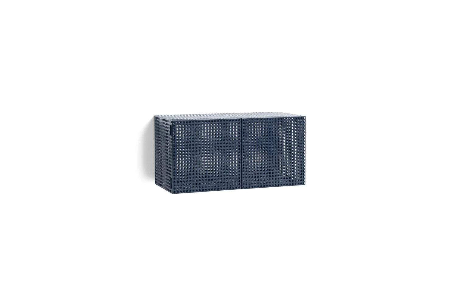 Perforated Cabinet Wall Small Steel blue