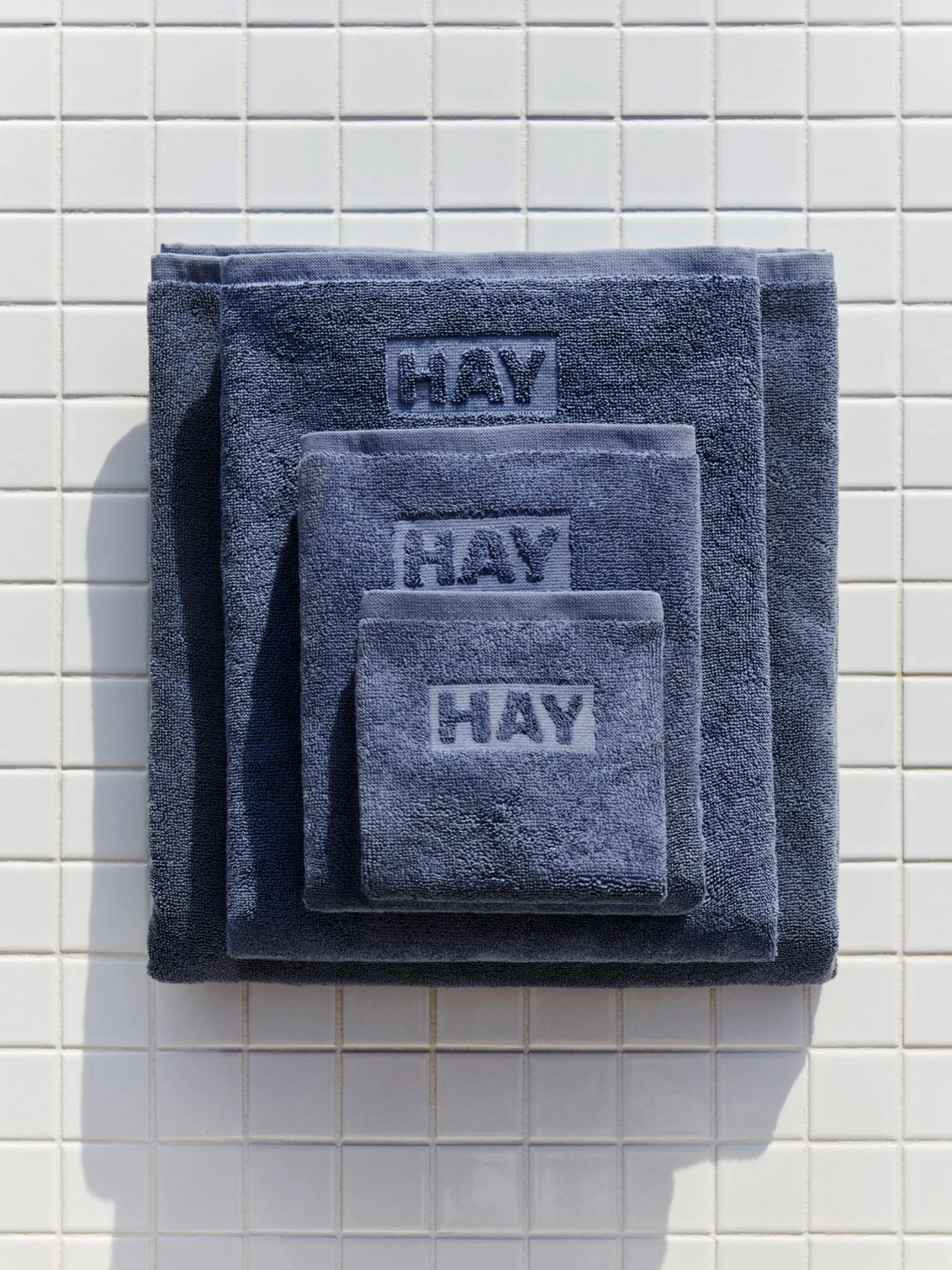 Mono Wash Cloth Steel blue Mono Wash Cloth Steel blue