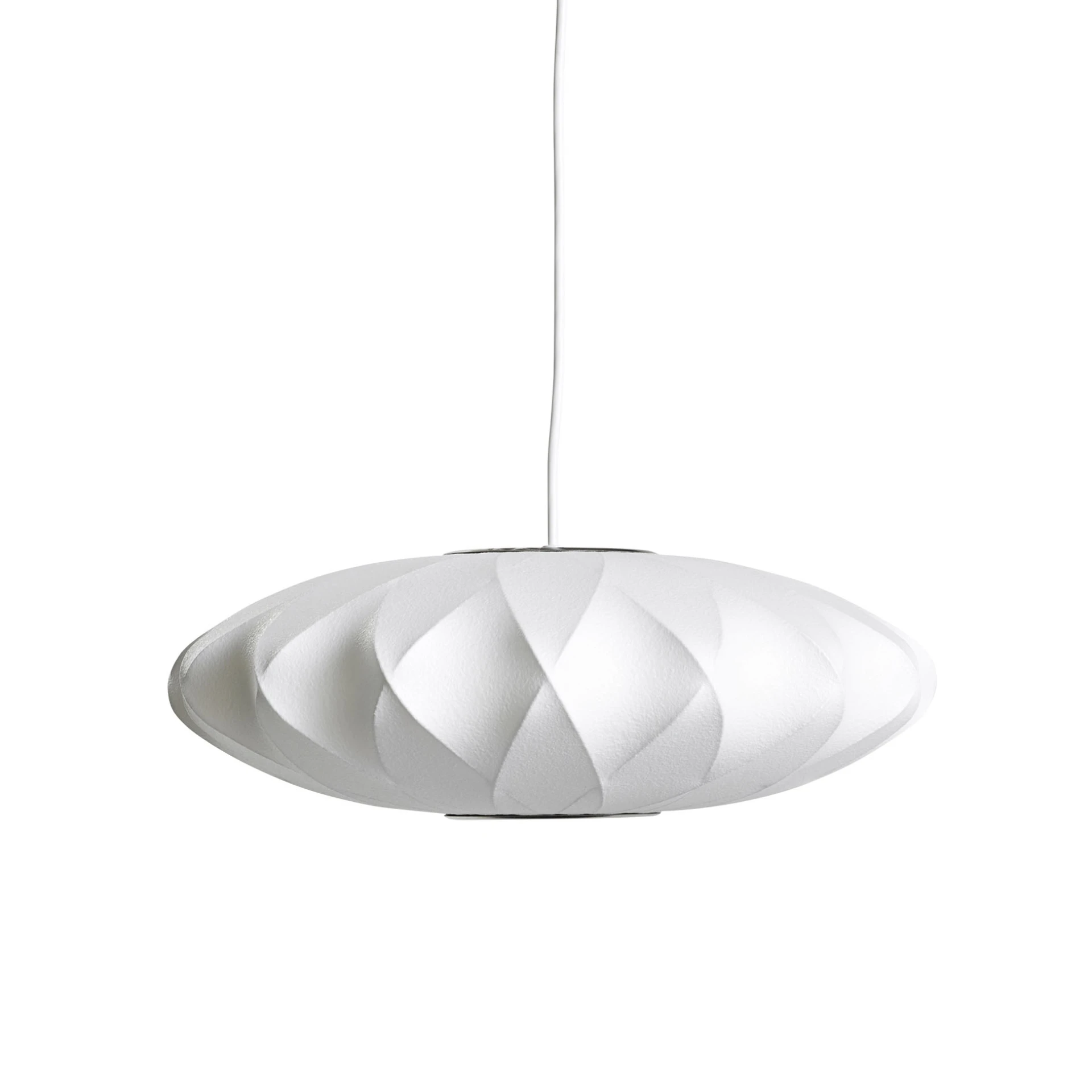 Nelson Saucer Crisscross Bubble Pendant S Off-white 