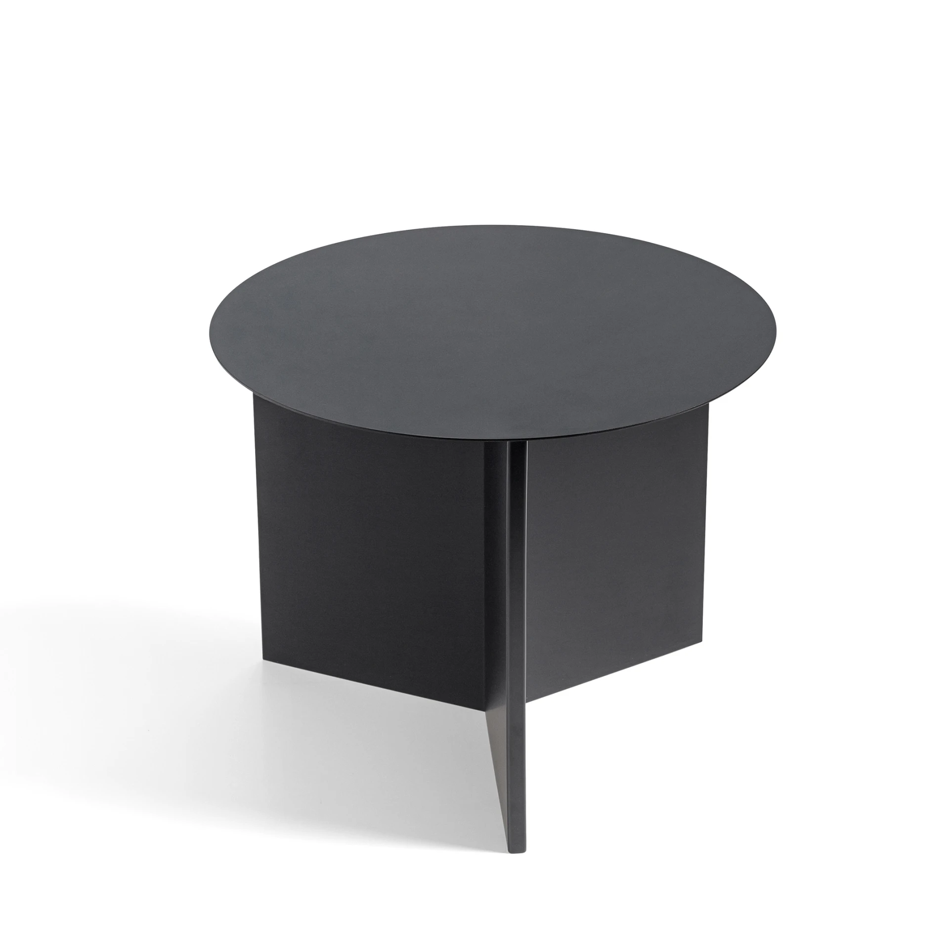 Slit Table Round Black