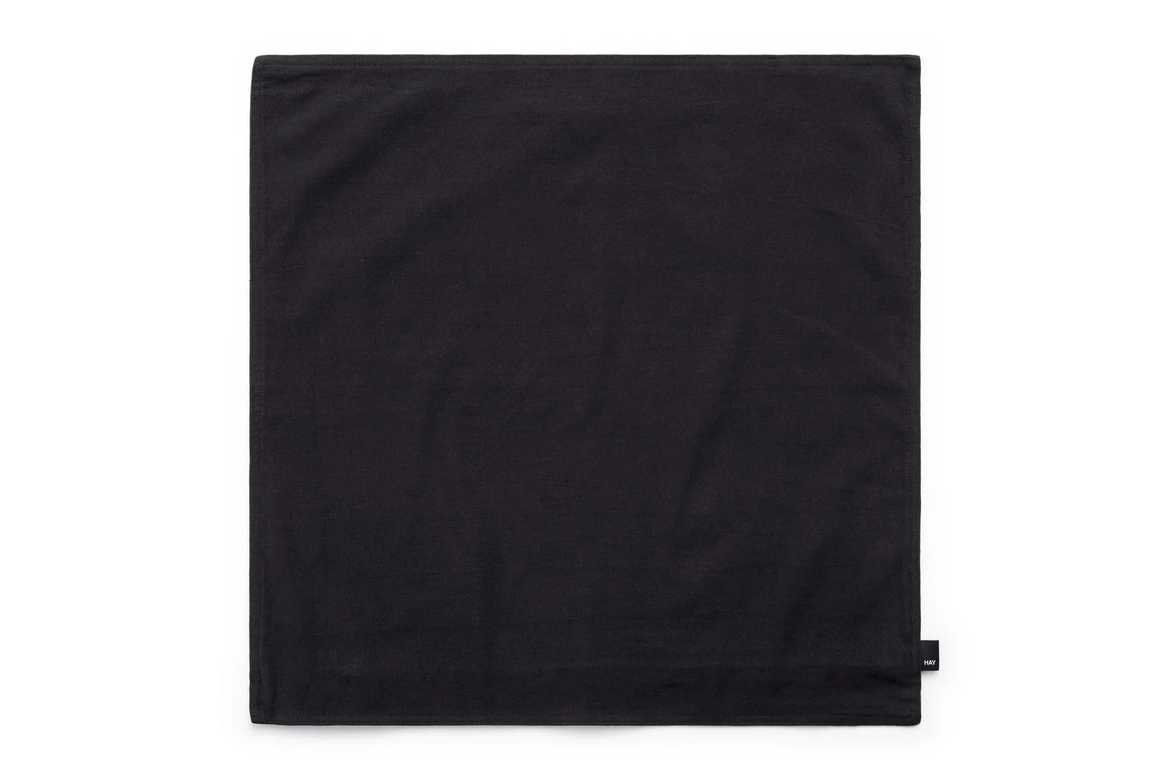 Linen Cushion Cover 60 x 60 Blue, black