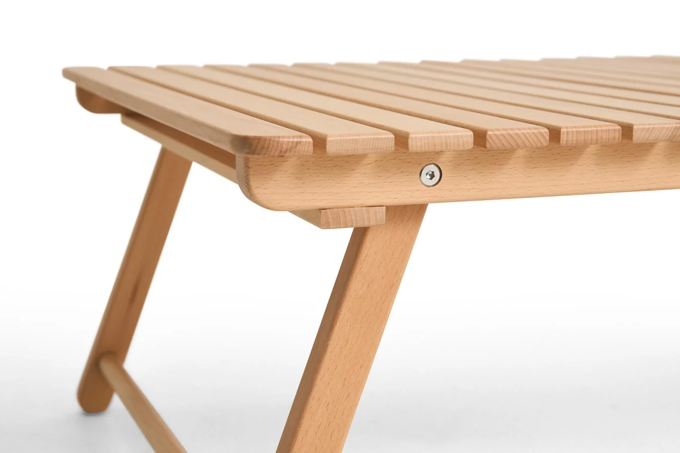 Outdoor Market Folding Table Large Natural