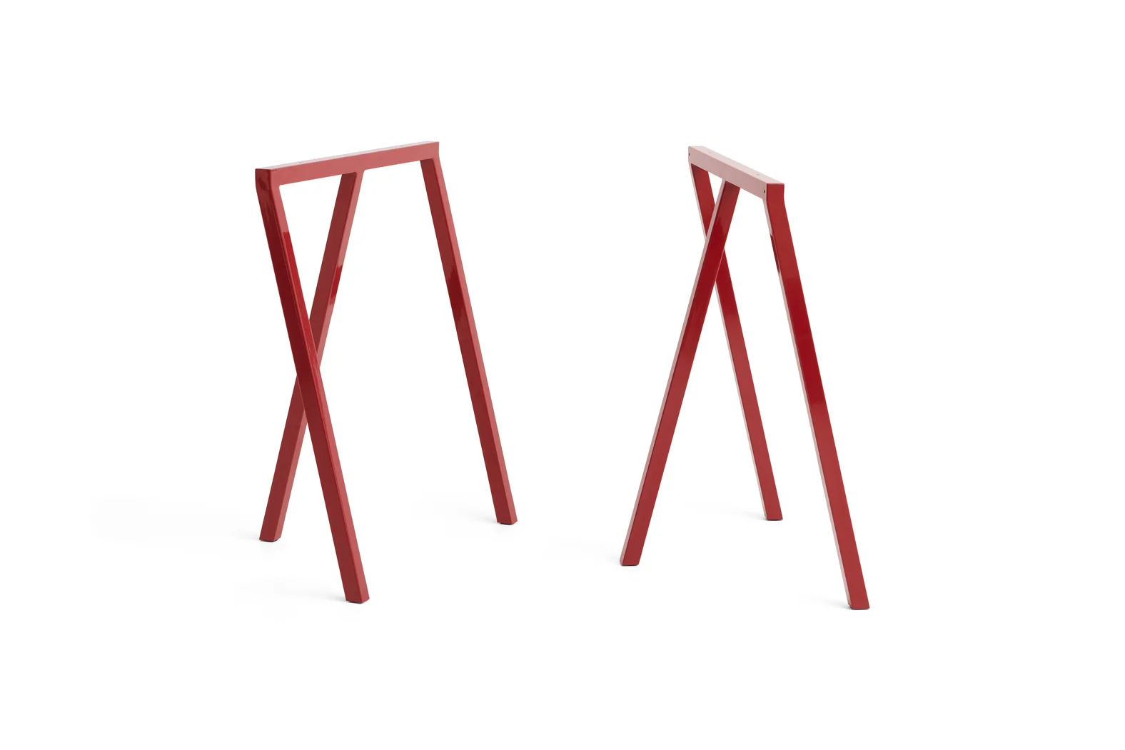 Loop Stand Frame Maroon red Set of 2 